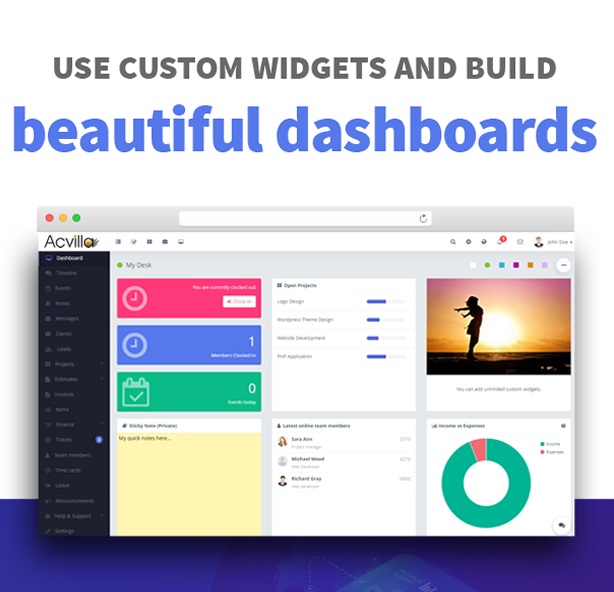 Create your Dashboard