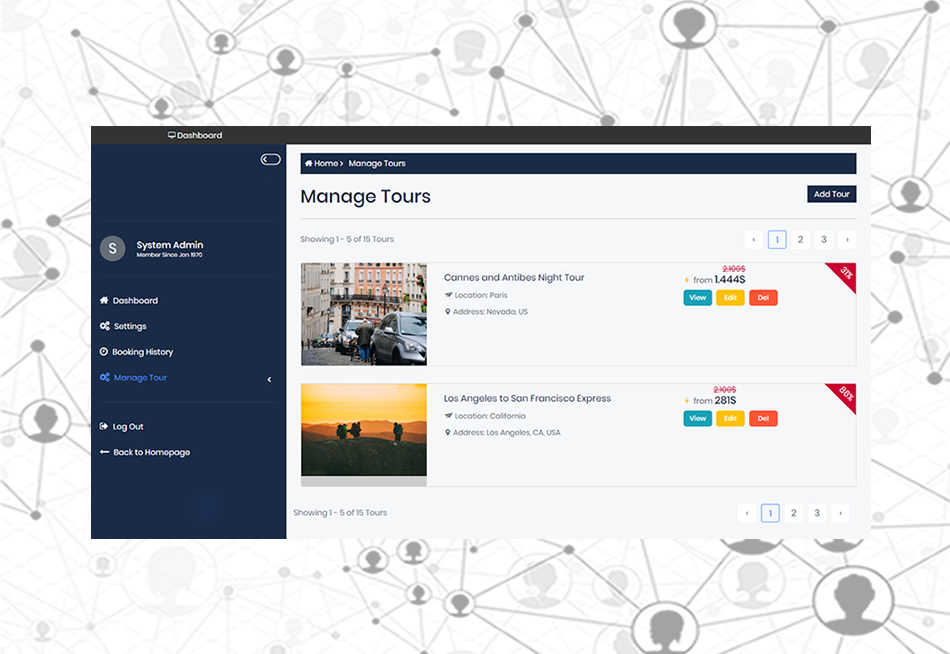 Vendor Dashboard